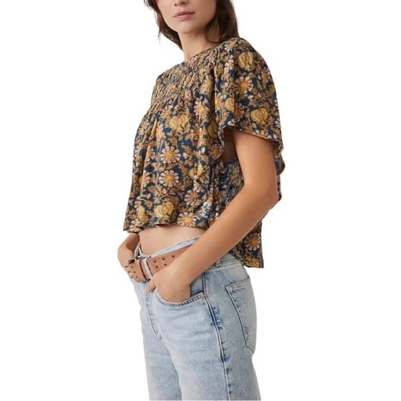 Free People Ruffled Up Top - Picture 3 of 7